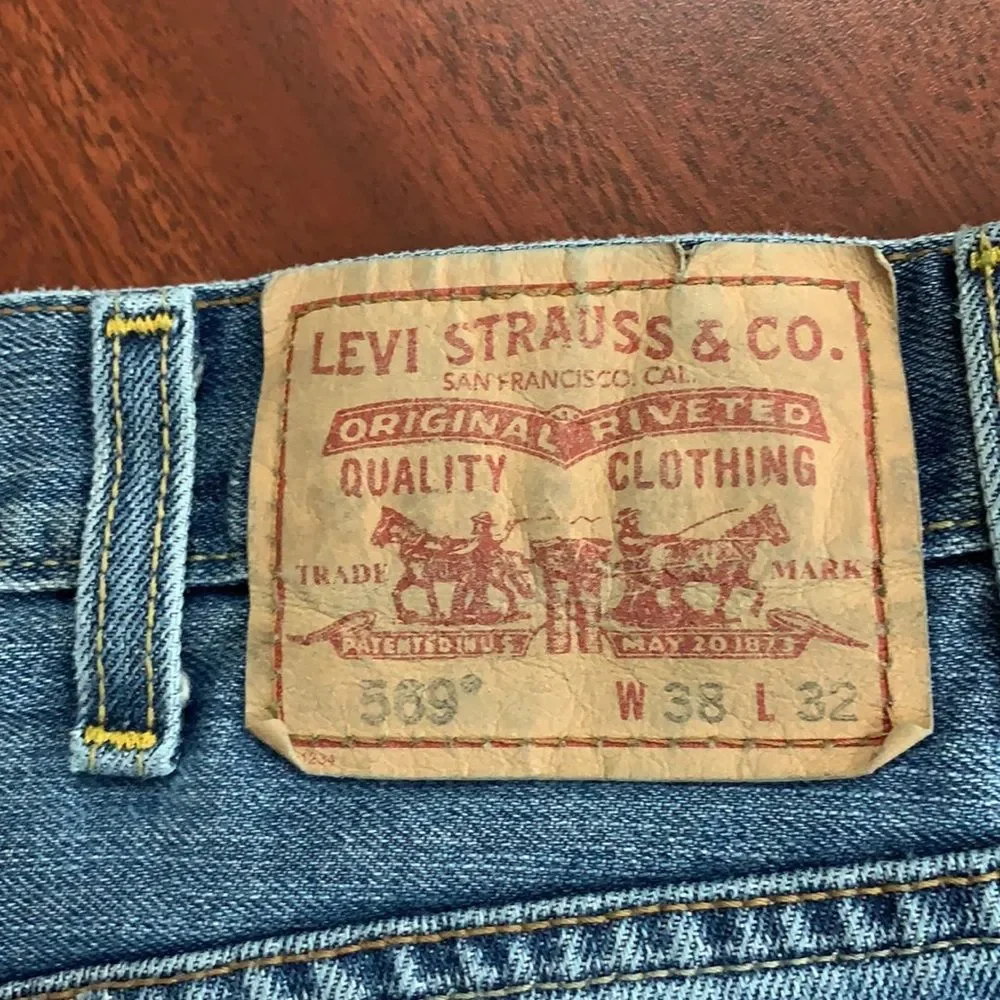Vintage man’s 569 Levi’s mom jeans